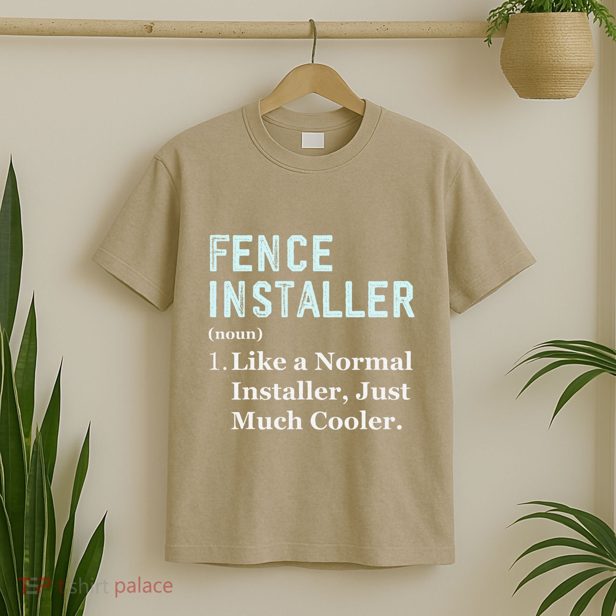 Fence Installer Application Day Funny Saying Fence Installer T-Shirt