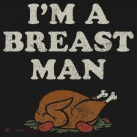 Funny Im A Breast Man Turkey Thanksgiving Ornament thumb 1