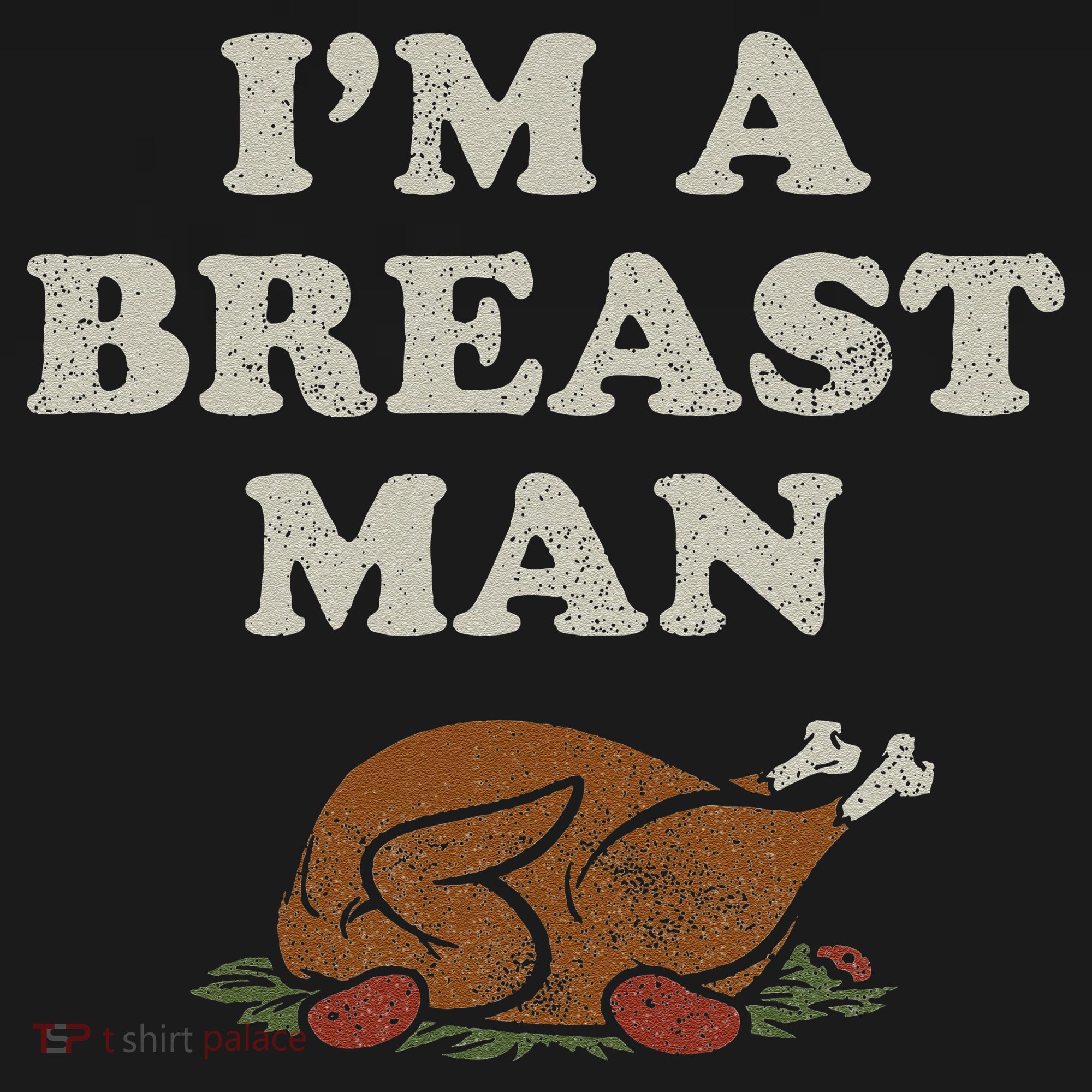 Funny Im A Breast Man Turkey Thanksgiving Ornament