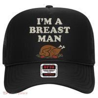 Funny Im A Breast Man Turkey Thanksgiving Hat thumb 0