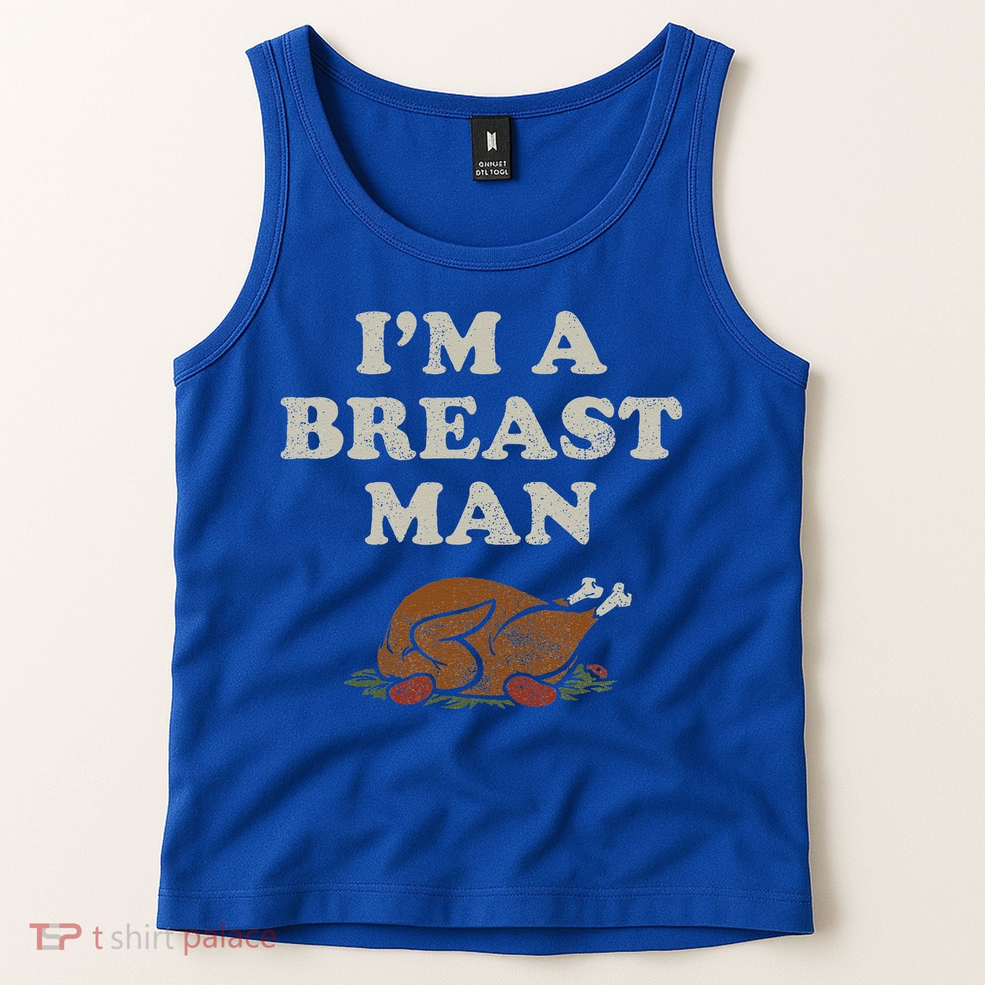 Funny Im A Breast Man Turkey Thanksgiving Tank Top