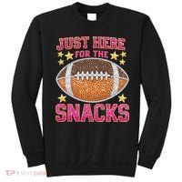 Football I Am Just For The Snacks Game Day Sweatshirt thumb 0