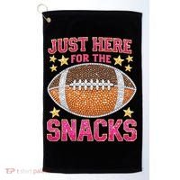 Football I Am Just For The Snacks Game Day Golf Towel thumb 0