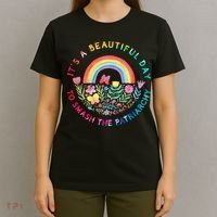 Feminist  It's A Beautiful Day To Smash The Patriarchy T-Shirt thumb 4