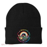 Feminist  It's A Beautiful Day To Smash The Patriarchy Beanie thumb 0