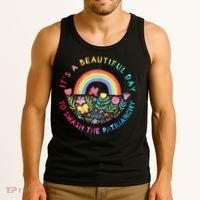 Feminist  It's A Beautiful Day To Smash The Patriarchy Tank Top thumb 3