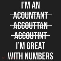 Funny Im An Accountant Im Great With Numbers CPA Women's Sweatshirt thumb 2