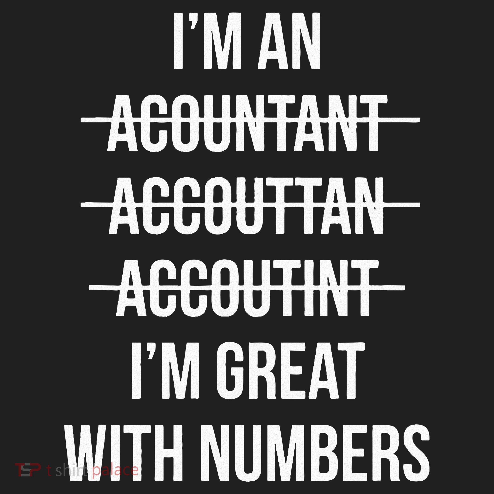 Funny Im An Accountant Im Great With Numbers CPA Golf Towel
