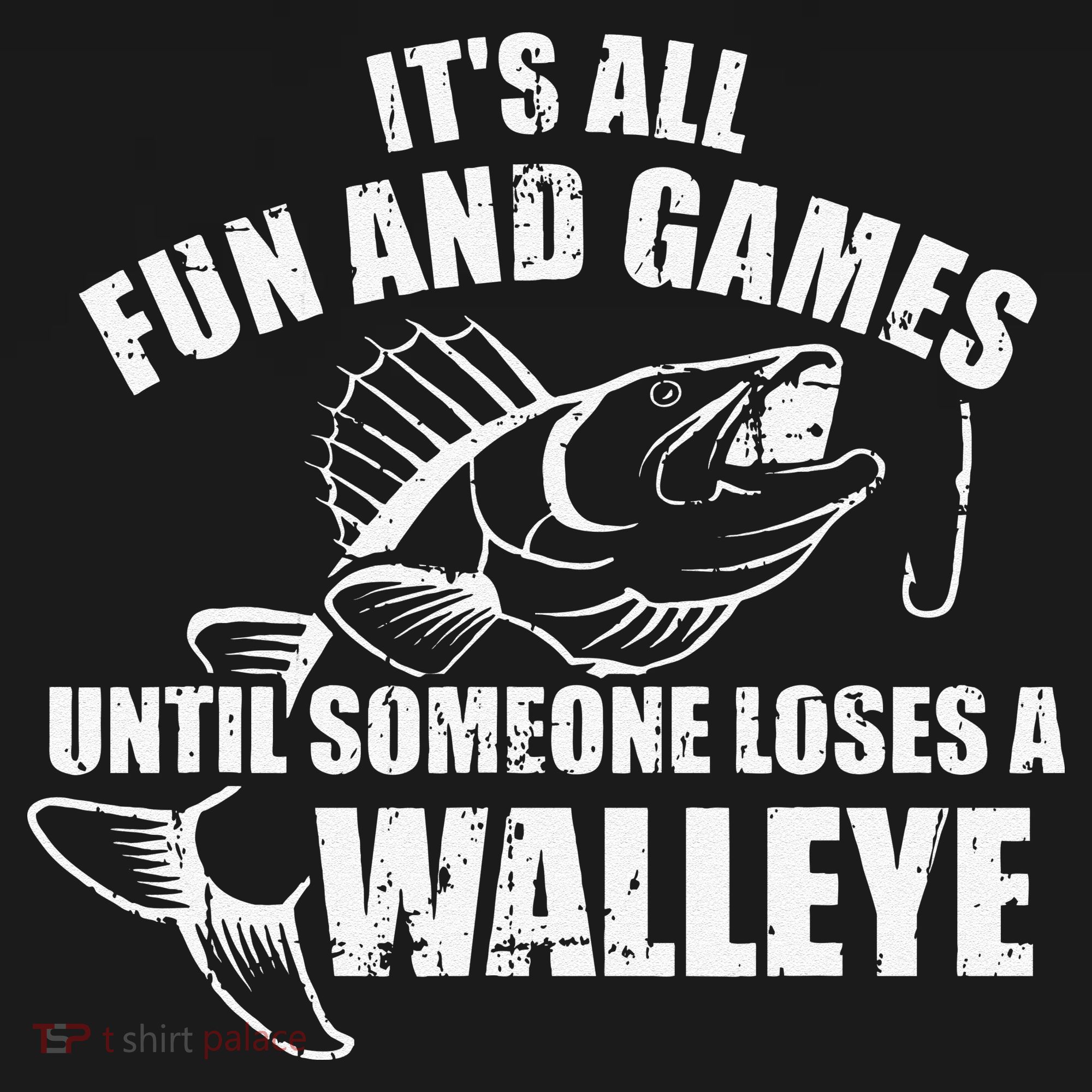 Fishing Its All Fun And Games Until Someone Loses A Walleye Visor