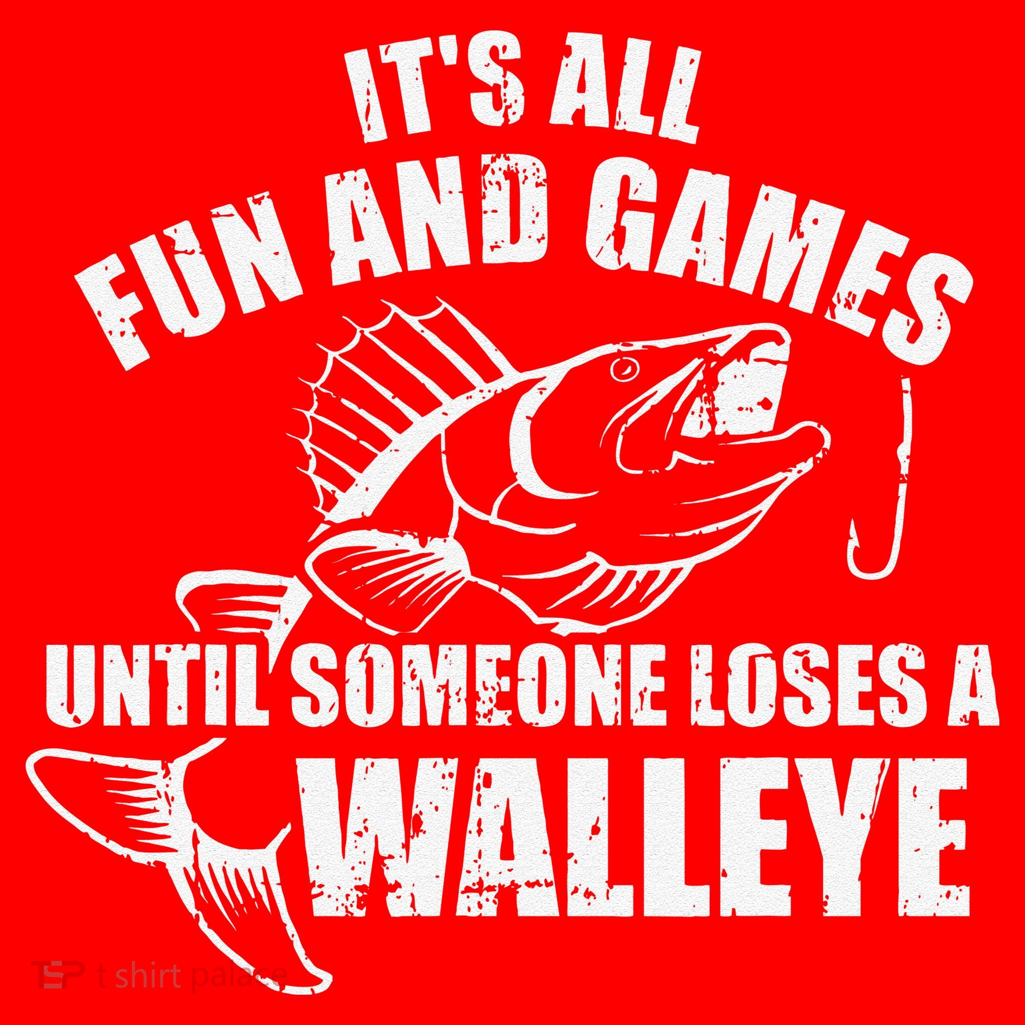Fishing Its All Fun And Games Until Someone Loses A Walleye Santa Hat
