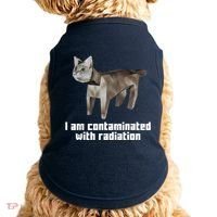 Funny I Am Contaminated With Radiation Ironic Cat Meme Doggie Tank thumb 0