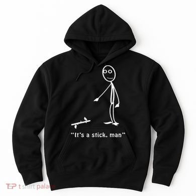 Funny ItS A Stick Man Stickman Costume Stick Figure Hoodie