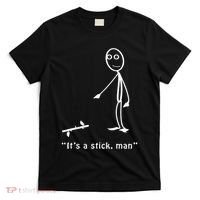Funny ItS A Stick Man Stickman Costume Stick Figure T-Shirt thumb 0