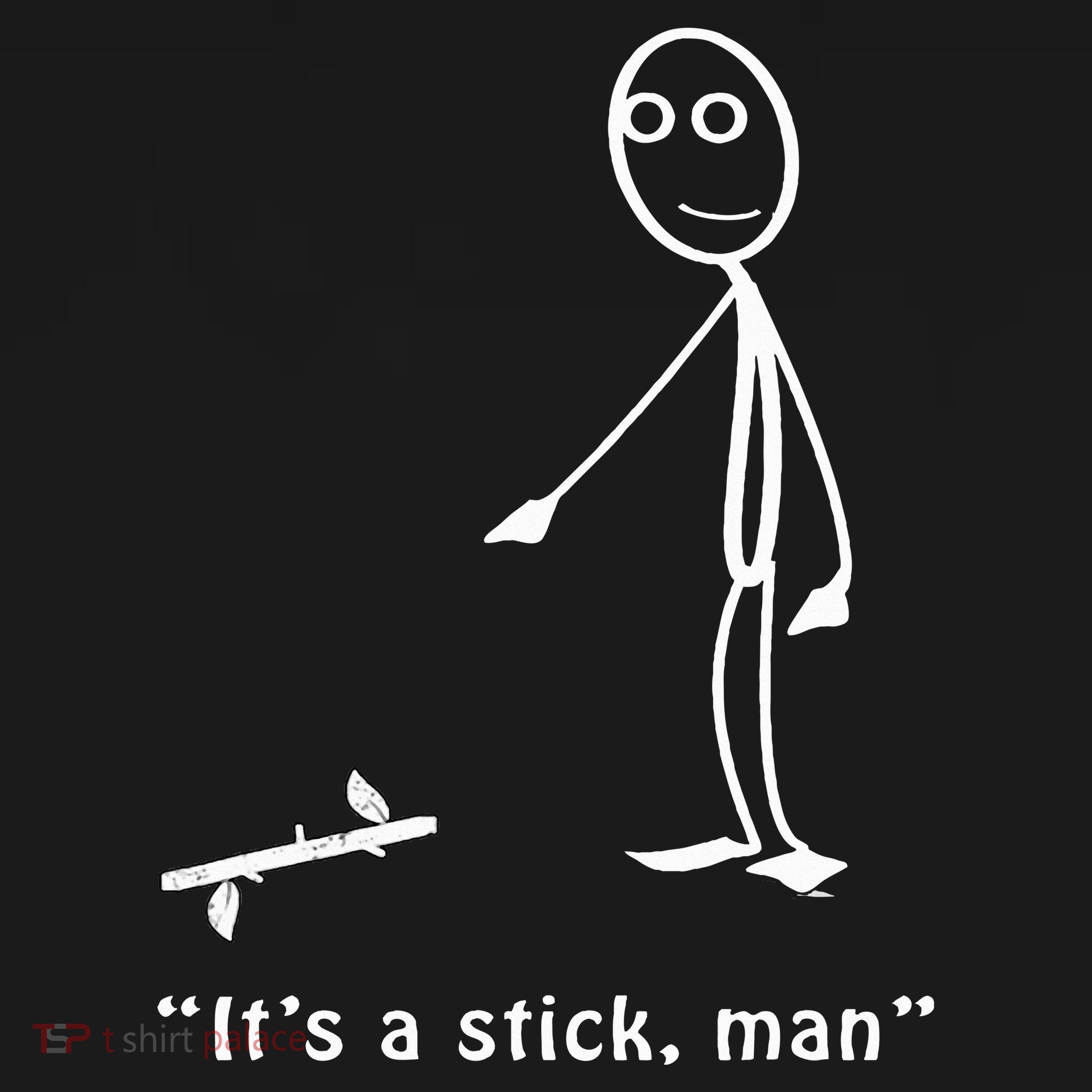 Funny ItS A Stick Man Stickman Costume Stick Figure T-Shirt