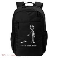Funny ItS A Stick Man Stickman Costume Stick Figure Backpack thumb 0