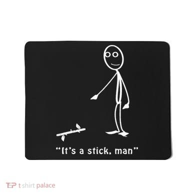 Funny ItS A Stick Man Stickman Costume Stick Figure Mousepad