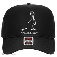 Funny ItS A Stick Man Stickman Costume Stick Figure Hat thumb 0