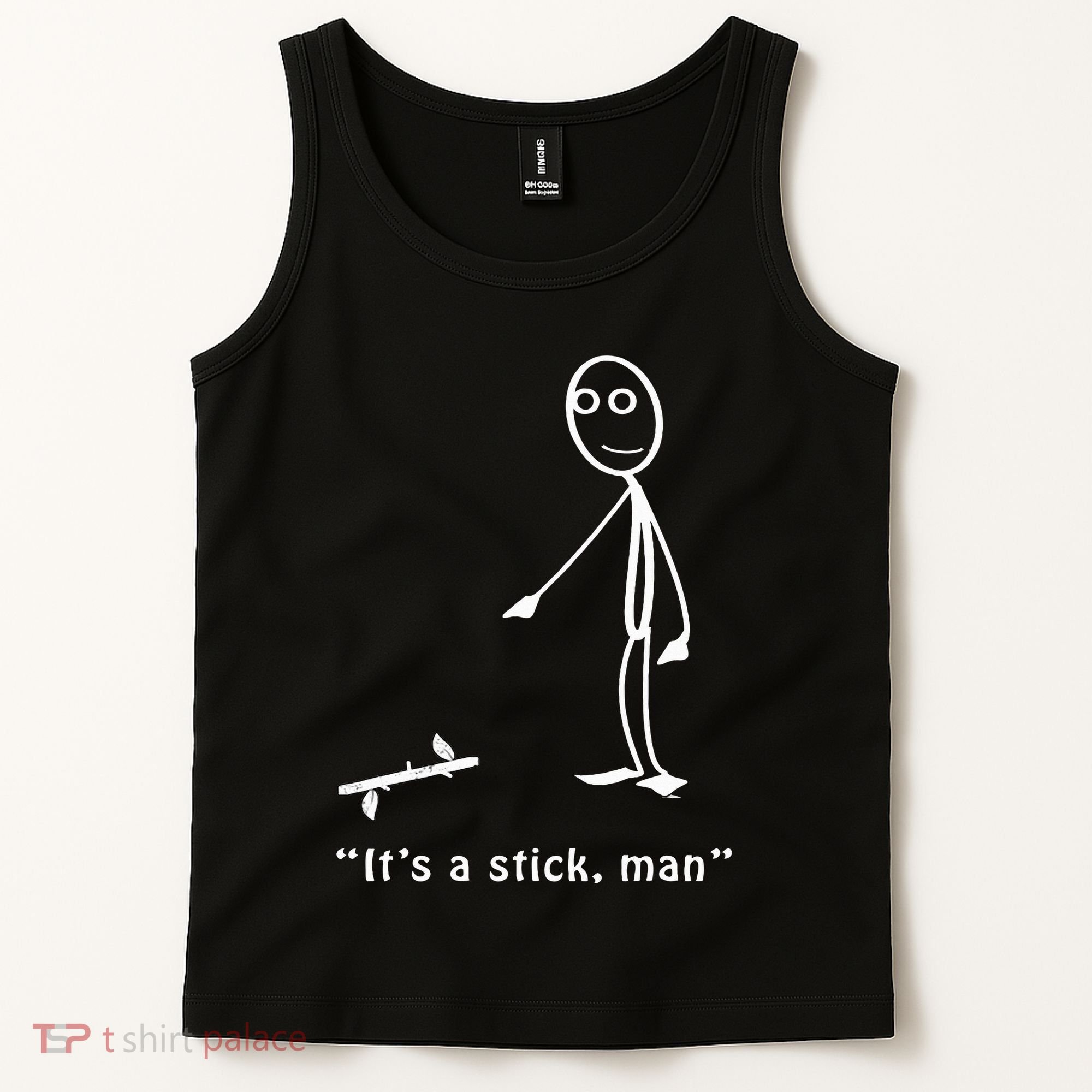 Funny ItS A Stick Man Stickman Costume Stick Figure Tank Top