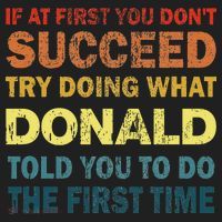 Funny If At First You Dont Succeed Try Doing What Donald Told You To Do Women's Sweatshirt thumb 2