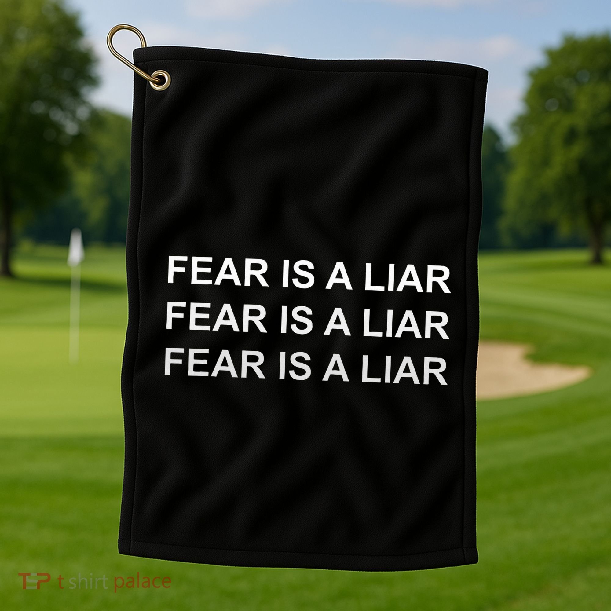 Fear Is A Liar Golf Towel