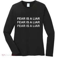 Fear Is A Liar Women's Long Sleeve Shirt thumb 0