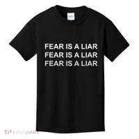 Fear Is A Liar Kids T-Shirt thumb 0