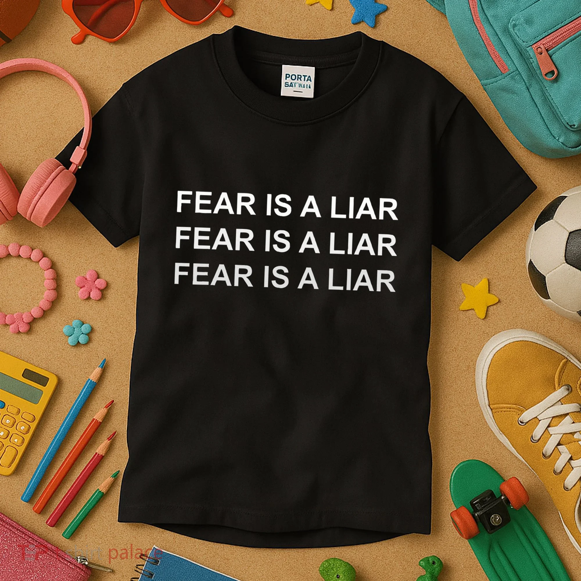 Fear Is A Liar Kids T-Shirt