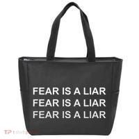 Fear Is A Liar Tote Bag thumb 0