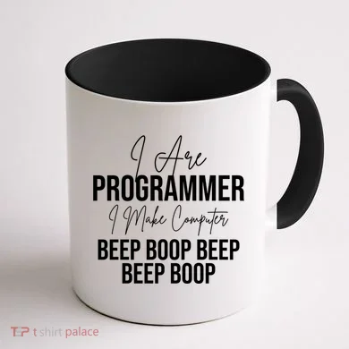 Funny I Are Programmer Computer Programming Coding Coder Gift Coffee Mug back
