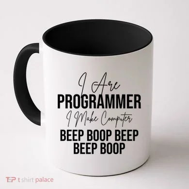Funny I Are Programmer Computer Programming Coding Coder Gift Coffee Mug