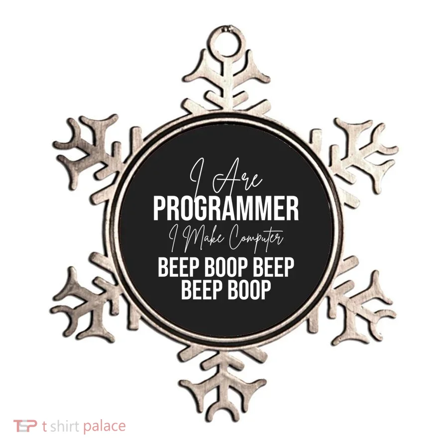Funny I Are Programmer Computer Programming Coding Coder Gift Ornament