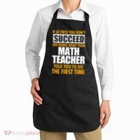Funny If At First You Don't Succeed Math Teacher Apron thumb 2