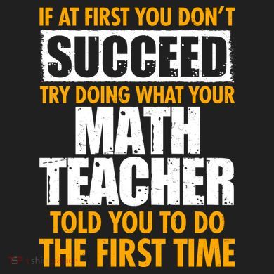 Funny If At First You Don't Succeed Math Teacher Urban Oversized Heavyweight T-Shirt