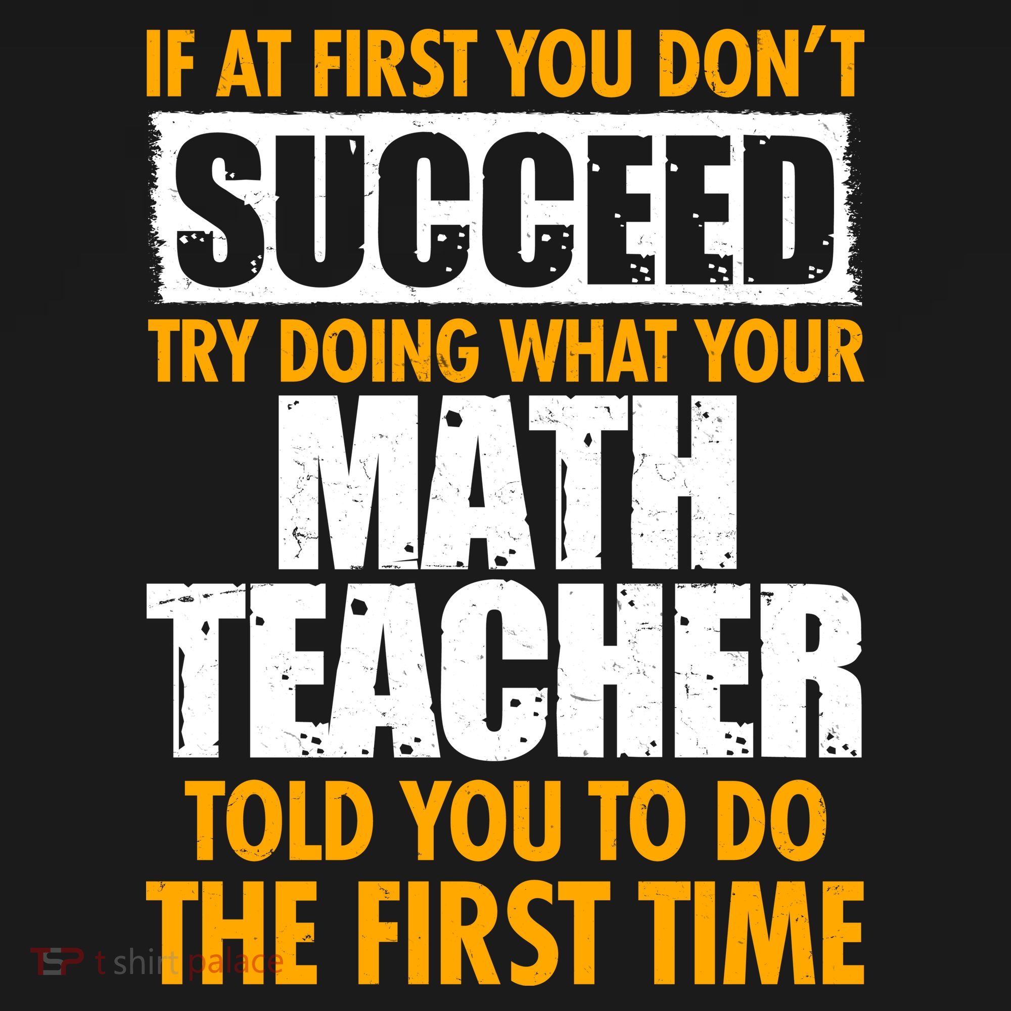 Funny If At First You Don't Succeed Math Teacher Mousepad