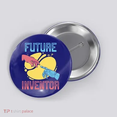 Future Inventor Ai Artificial Intelligence Robotics Cute Gift Button