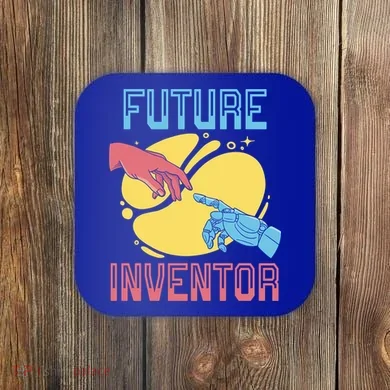 Future Inventor Ai Artificial Intelligence Robotics Cute Gift Coaster