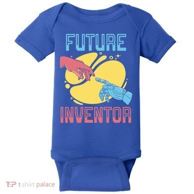 Future Inventor Ai Artificial Intelligence Robotics Cute Gift Baby Bodysuit