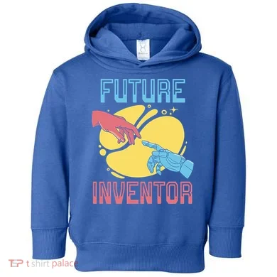 Future Inventor Ai Artificial Intelligence Robotics Cute Gift Toddler Hoodie