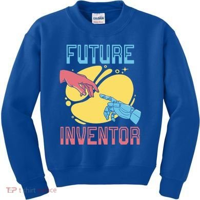Future Inventor Ai Artificial Intelligence Robotics Cute Gift Kids Sweatshirt