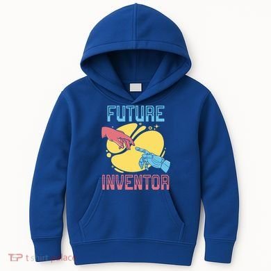 Future Inventor Ai Artificial Intelligence Robotics Cute Gift Kids Hoodie