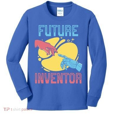 Future Inventor Ai Artificial Intelligence Robotics Cute Gift Kids Long Sleeve Shirt