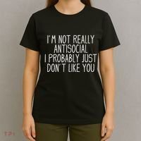 Funny Introvert Antisocial T-Shirt thumb 4
