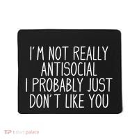 Funny Introvert Antisocial Mousepad thumb 0