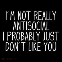 Funny Introvert Antisocial Mousepad thumb 1