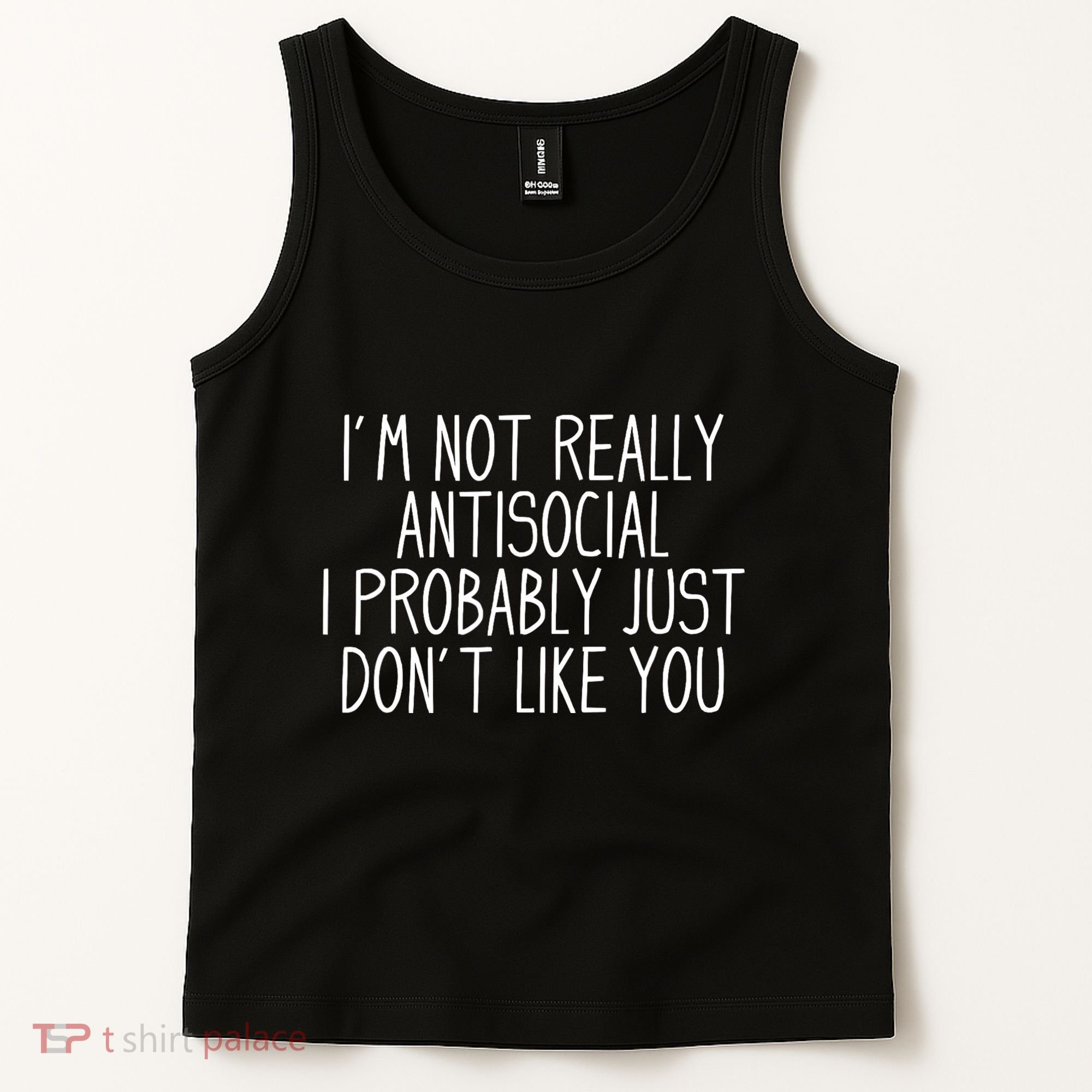 Funny Introvert Antisocial Tank Top