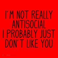 Funny Introvert Antisocial Santa Hat thumb 1
