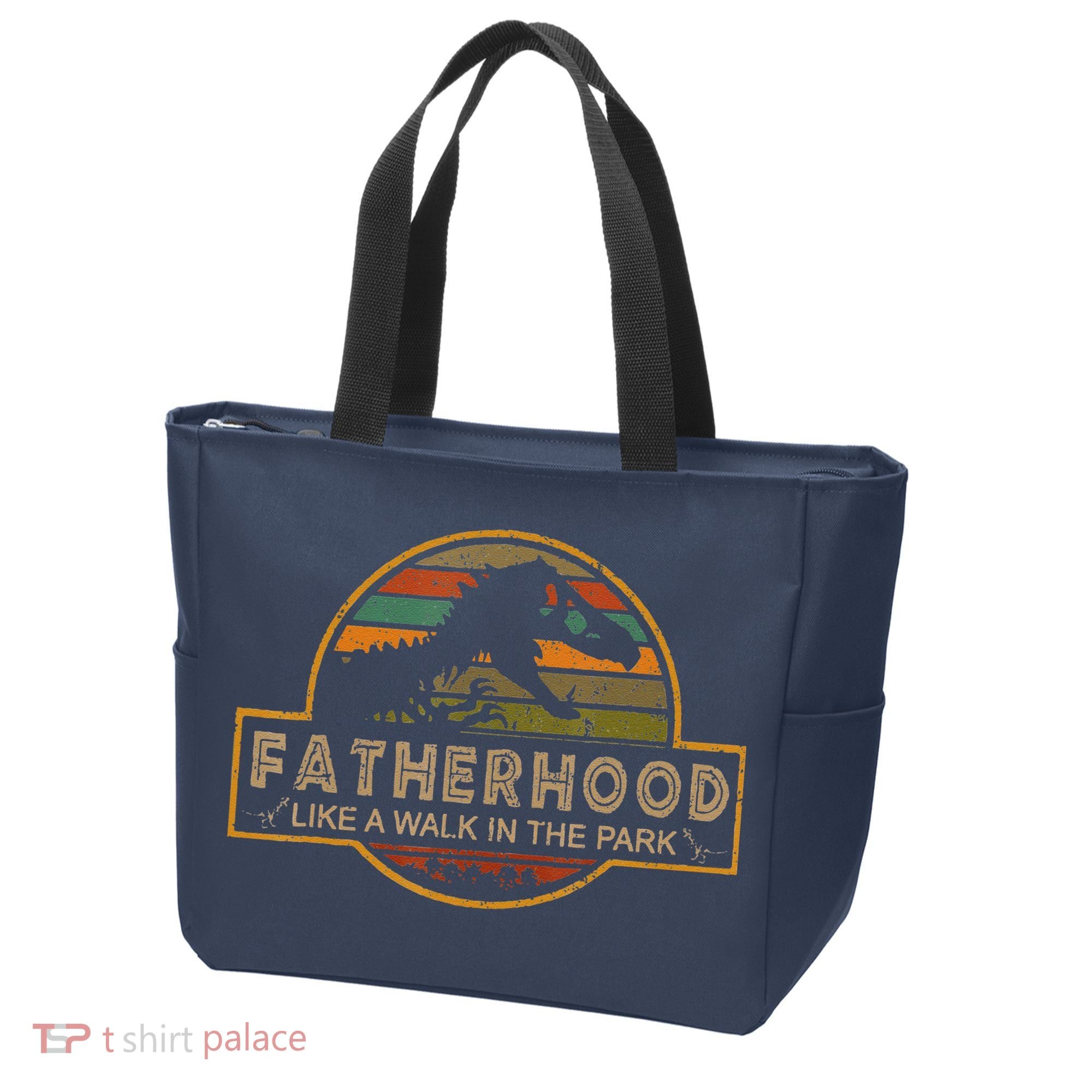 Fatherhood Is A Walk In The Park — Dino FatherS Day Tote Bag