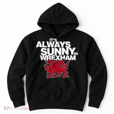 Funny ItS Always Sunny In Wrexham Wales Dragon Hoodie