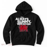Funny ItS Always Sunny In Wrexham Wales Dragon Hoodie thumb 0
