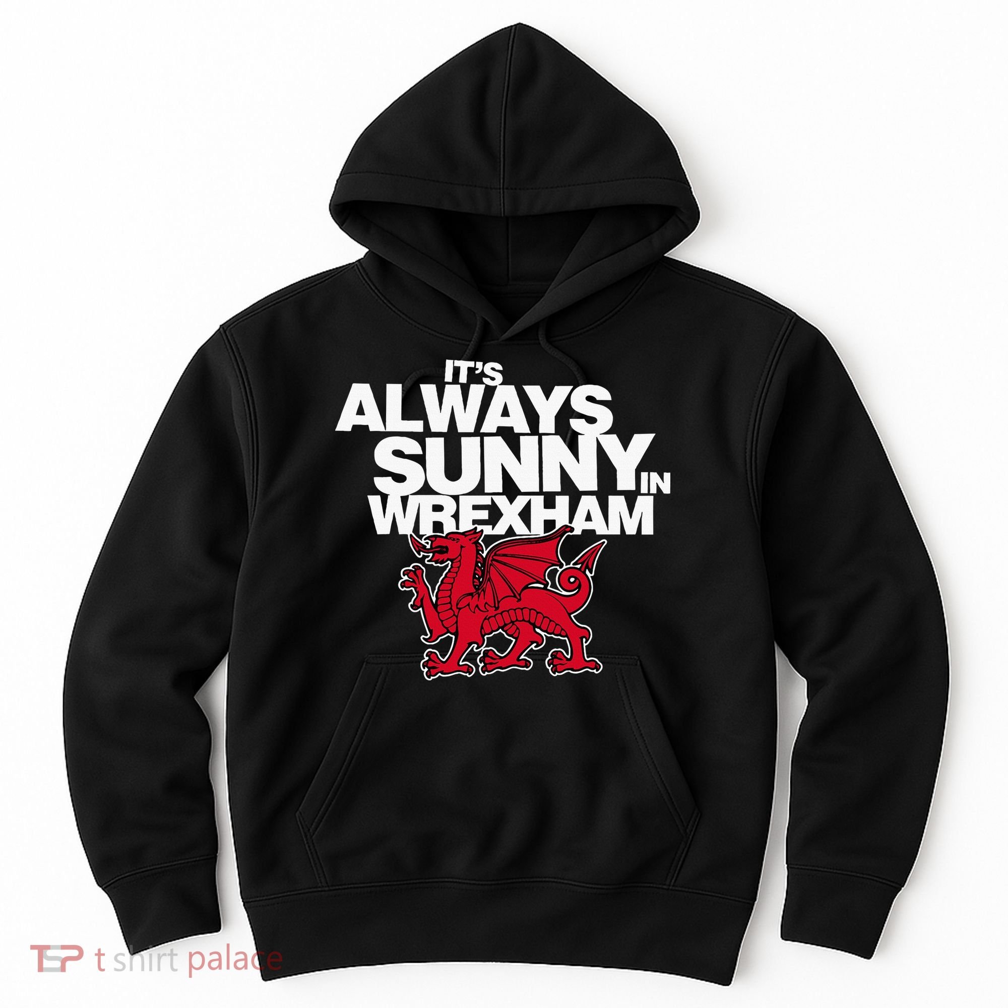 Funny ItS Always Sunny In Wrexham Wales Dragon Hoodie